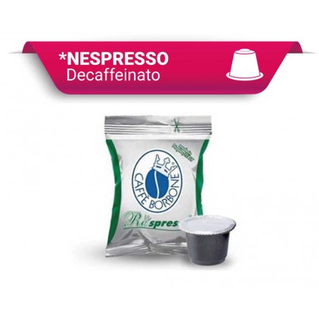 RESPRESSO DEK Caffè Borbone (compatibili Nespresso) 50 pz