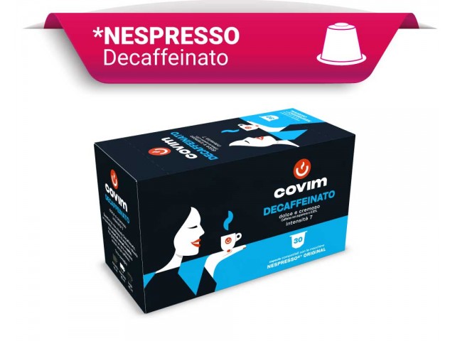 DEK Covim Caffè - Caffè in Capsule Pressò (compatibili Nespresso), confezione 4x30
