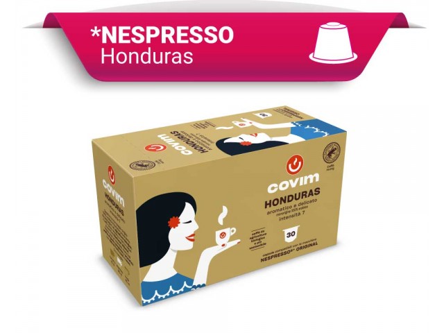 HONDURAS Covim Caffè - Caffè in Capsule Pressò (compatibili Nespresso), confezione 4x30
