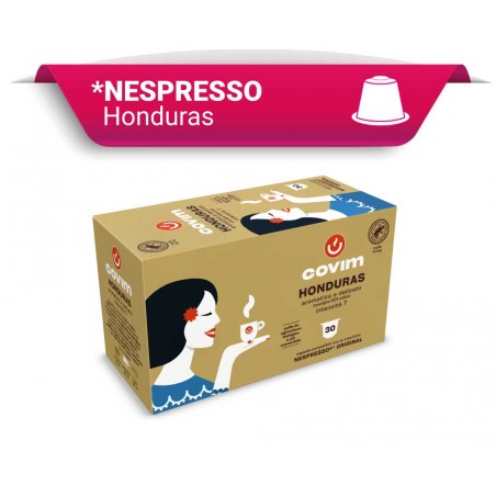 HONDURAS Covim Caffè - Caffè in Capsule Pressò (compatibili Nespresso), confezione 4x30