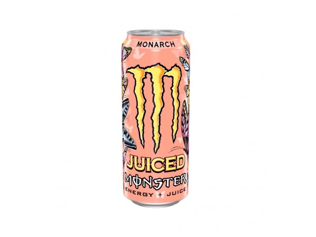 MONSTER Energy + Juice Monarch 500 ml, confezione da 24 pezzi