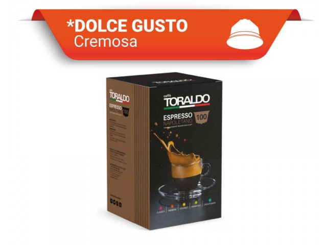 CREMOSA Toraldo Capsule compatibili Dolce Gusto 100 Pz