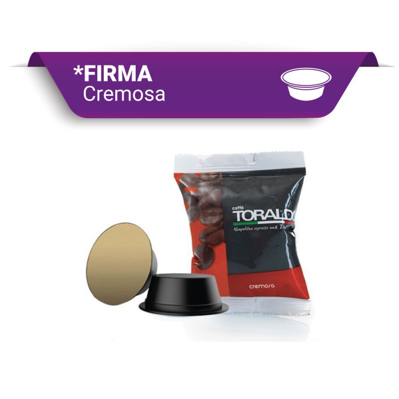 CREMOSA Toraldo Capsule compatibili Firma 100 Pz