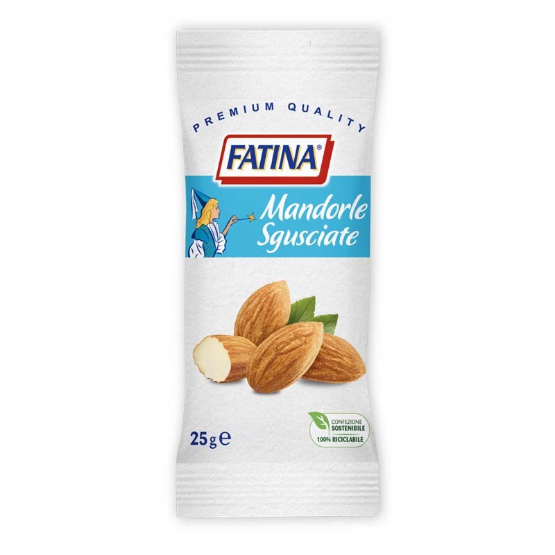 Mandorle sgusciate Fatina 25 gr, confezione 26 pezzi
