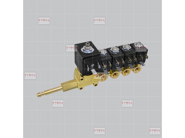 GRUPPO 5EV. 2+2+2+2+3VIE 24V+LANCIA-INSERTI INOX-