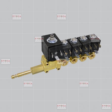 GRUPPO 5EV. 2+2+2+2+3VIE 24V+LANCIA-INSERTI INOX-