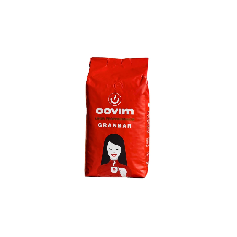 GRANBAR Covim Caffè - Caffè in grani Kg 1, confezione da 6 kg GRANBAR Covim Caffè - Caffè in grani Kg 1, confezione da 6 kg