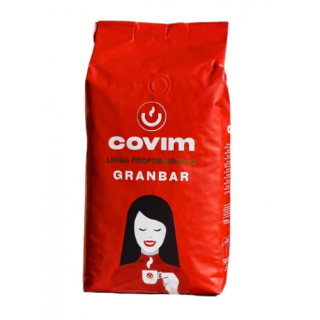 GRANBAR Covim Caffè - Caffè in grani Kg 1, confezione da 6 kg