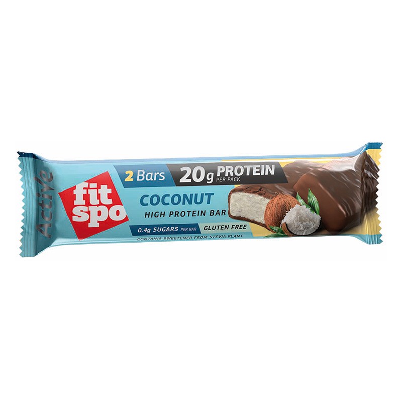 PROTEIN BAR ACTIVE al COCCO 60gr  12 pz (15 gr proteine a barretta )