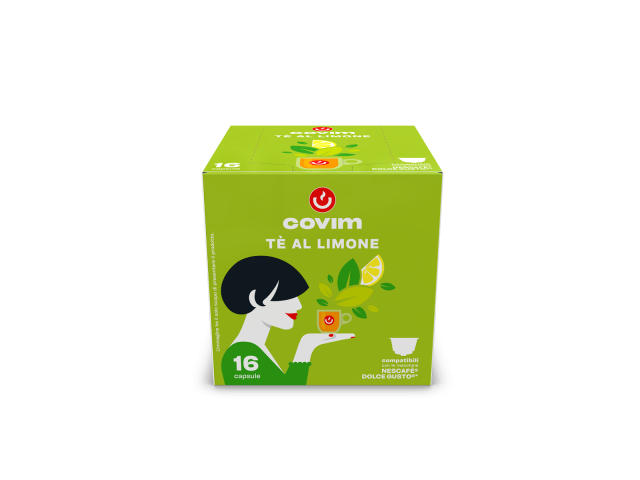 TE' Flowpack in capsule compatibili Dolce Gusto Covim Caffè, 3 cartoni da 16 pezzi