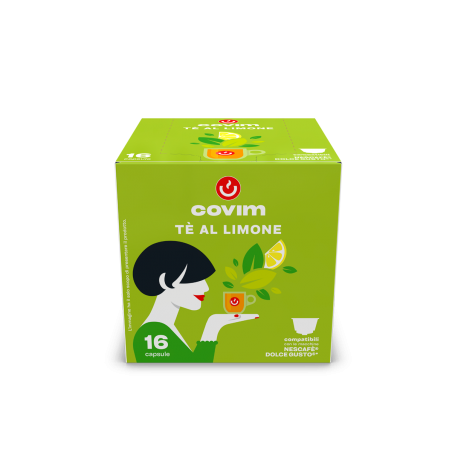 TE' Flowpack in capsule compatibili Dolce Gusto Covim Caffè, 3 cartoni da 16 pezzi