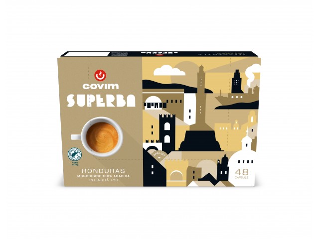 HONDURAS BIO Capsule Superba Caffè COVIM - blister da 48, conf 5x48 pz