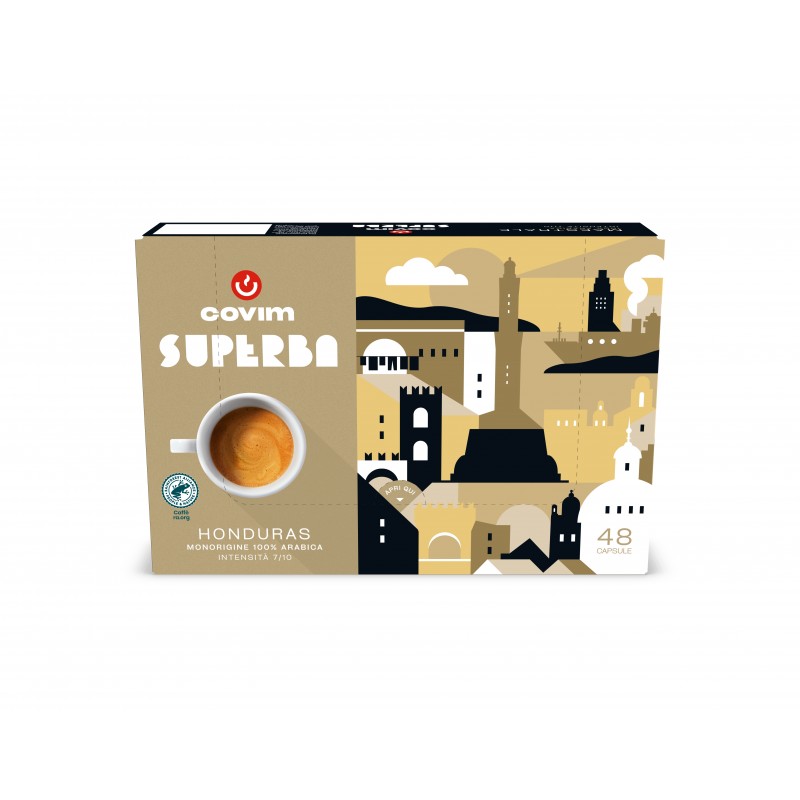 HONDURAS BIO  Capsule Superba Caffè COVIM - blister da 48, conf  5x48 pz