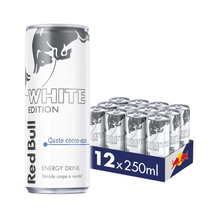RED BULL White COCCO Energy Drink 250 ml, confezione da 24 pezzi