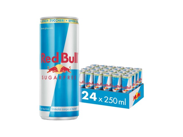 Red Bull  SUGARFREE Energy Drink 250 ml, confezione da 24 pezzi