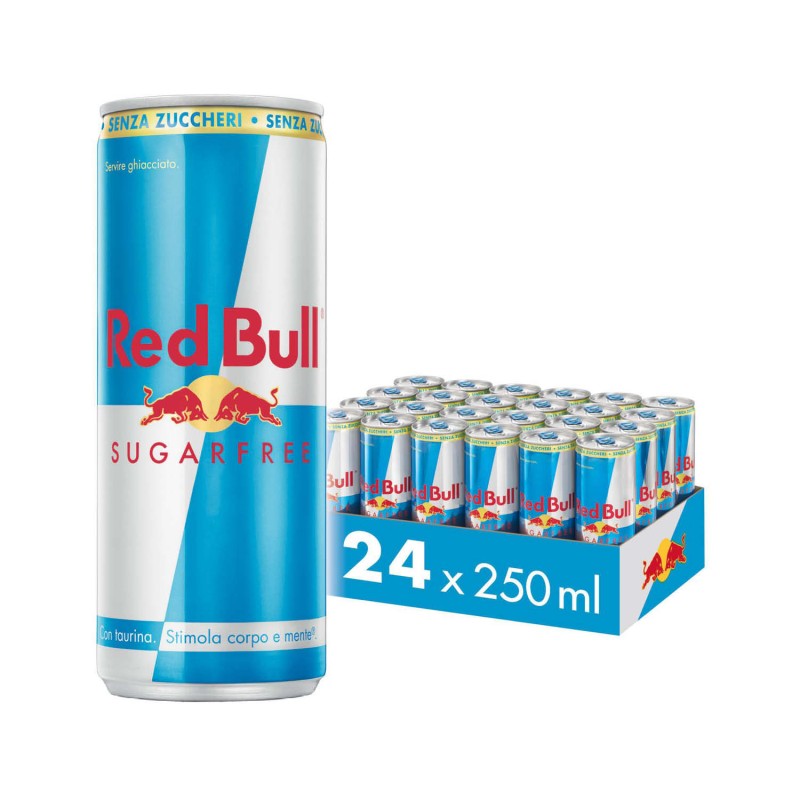 Red Bull SUGARFREE Energy Drink 250 ml, confezione da 24 pezzi Red Bull SUGARFREE Energy Drink 250 ml, confezione da 24 pezzi
