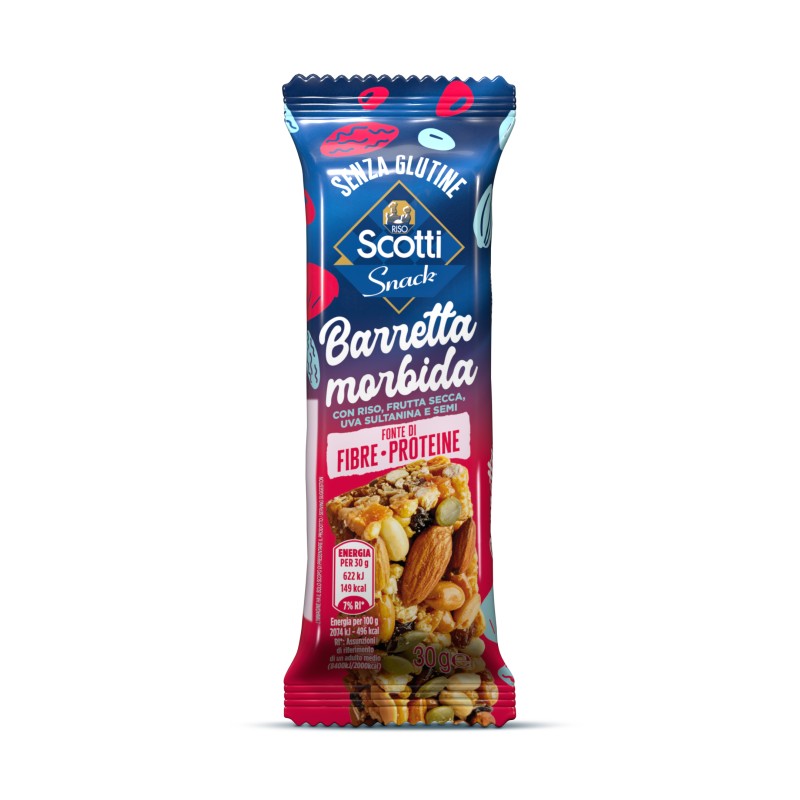 Barretta morbida Riso Scotti  35 gr, confezione 24 pz