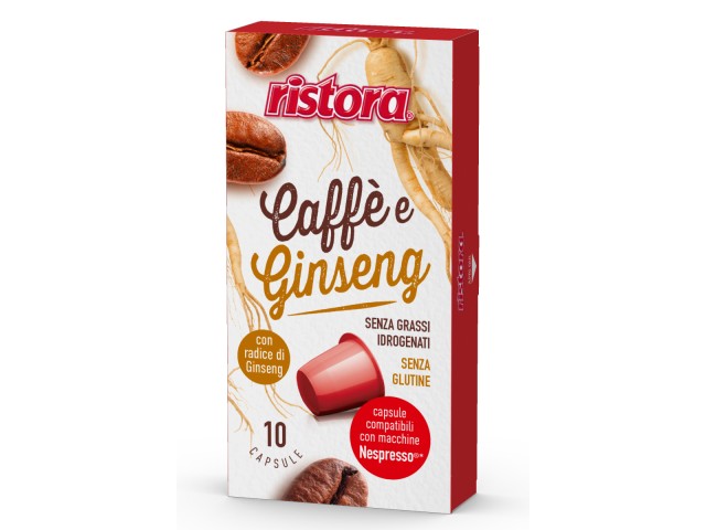 Ristora - Caffè Ginseng compatibili Nespresso, blister 6 x10 pz