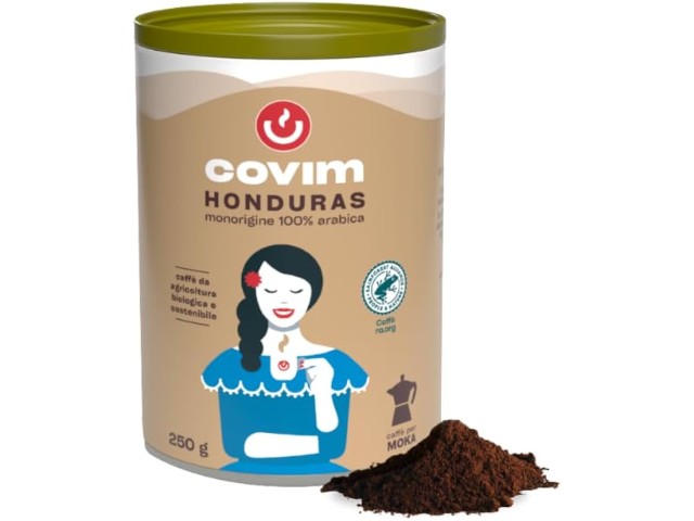 Covim Caffè - Caffè macinato in lattina per moka Gold Arabica 250 gr X 12 pz