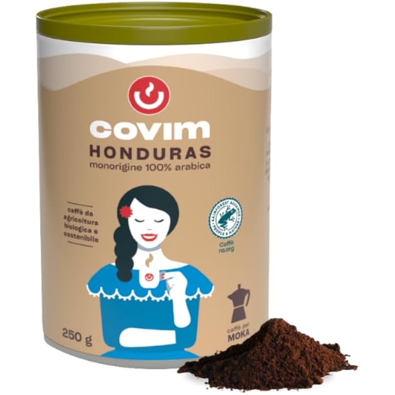 Covim Caffè - Caffè macinato in lattina per moka Gold Arabica 250 gr X 12 pz Covim Caffè - Caffè macinato in lattina per moka Gold Arabica 250 gr X 12 pz