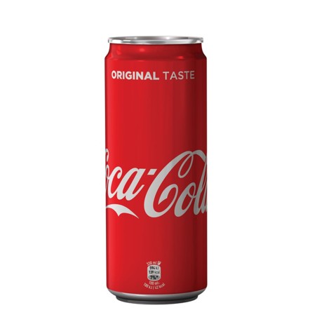 Coca Cola lattina SLEEK 33 cl, confezione da 24 pezzi