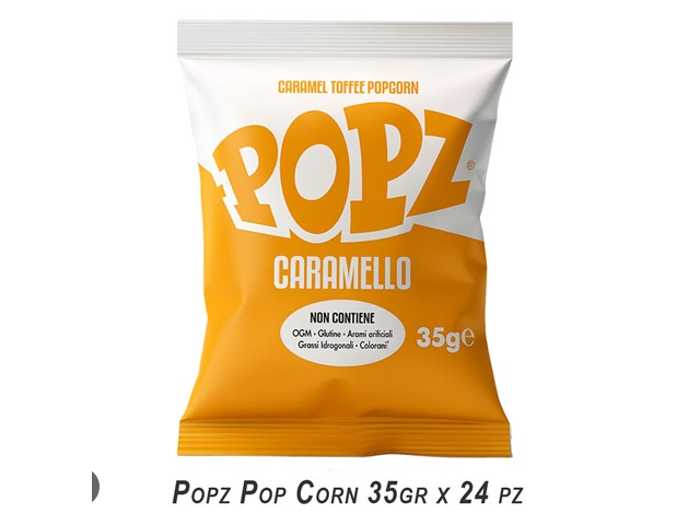 POPZ POC CORN CARAMELLO  35GR X 24 PZ