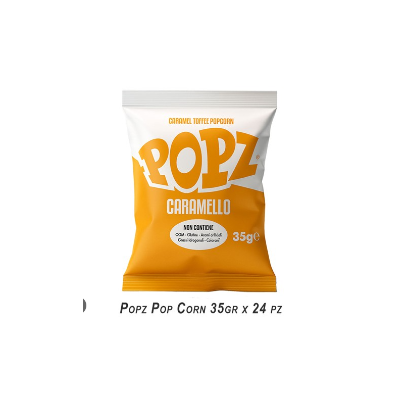 POPZ POC CORN CARAMELLO  35GR X 24 PZ