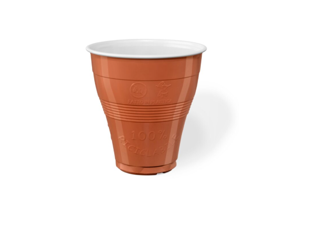 BICCHIERE 160CC ECONIC BROWN 100% RICICLABILE ARISTEA  3000 PZ - PLASTICA