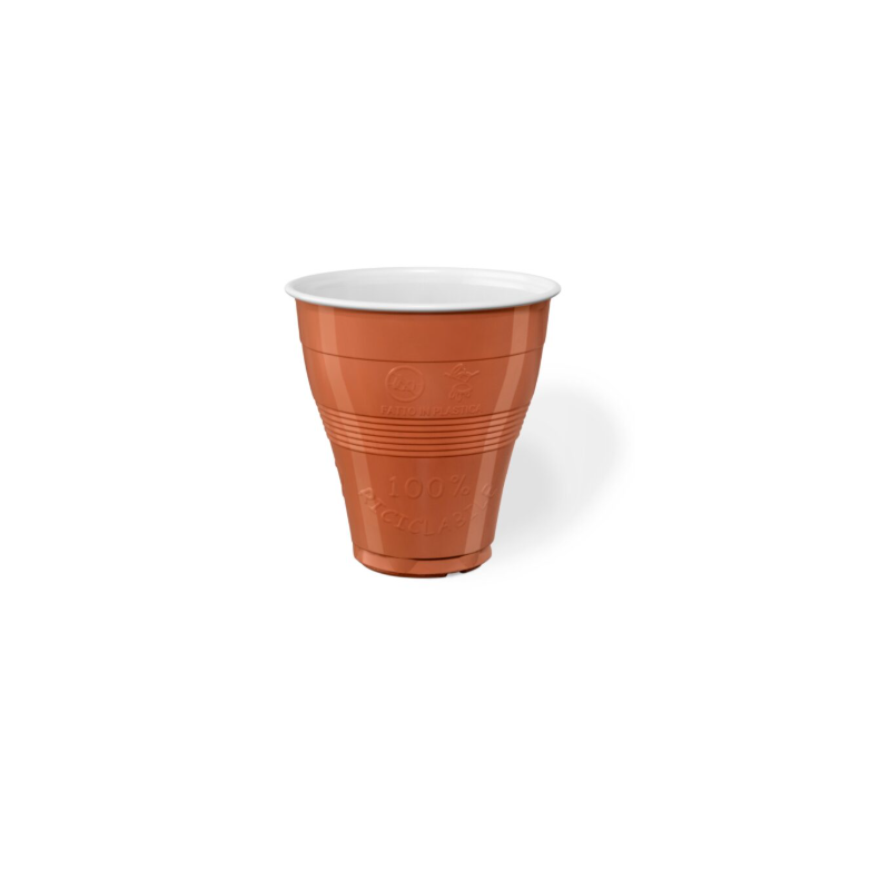 BICCHIERE 160CC ECONIC BROWN 100% RICICLABILE ARISTEA  3000 PZ - PLASTICA