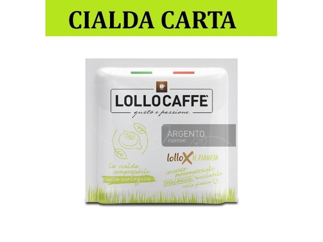 ARGENTO Cialda carta 44 Lollo Caffè , cartone 150 pz