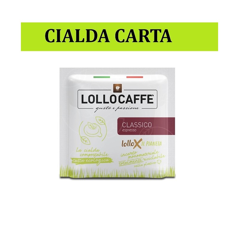 CLASSICA Cialda Carta 44 Lollo Caffè, cartone 150 pz CLASSICA Cialda Carta 44 Lollo Caffè, cartone 150 pz