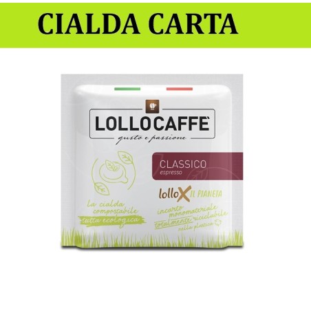 CLASSICA Cialda Carta 44 Lollo Caffè, cartone 150 pz