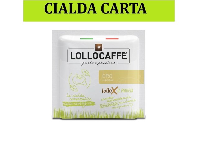 ORO Cialda carta 44 Lollo Caffè, cartone 150 pz