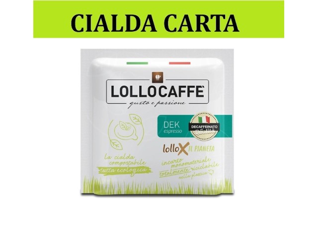 DEK Cialda carta 44 Lollo Caffè, cartone 150 pz