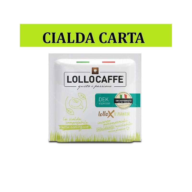 DEK Cialda carta 44 Lollo Caffè, cartone 150 pz DEK Cialda carta 44 Lollo Caffè, cartone 150 pz