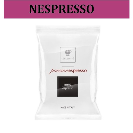 NERA Nespresso Compatibili Caffè Lollo, 100 pezzi