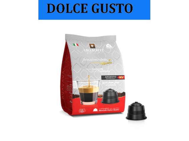 ARGENTO Dolce gusto Caffè Lollo,16 x 6 pz