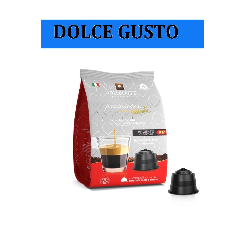 ARGENTO Dolce gusto Caffè Lollo,16 x 6 pz ARGENTO Dolce gusto Caffè Lollo,16 x 6 pz