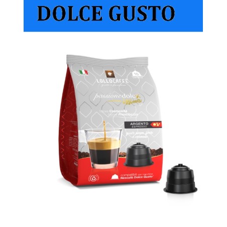 ARGENTO Dolce gusto Caffè Lollo,16 x 6 pz