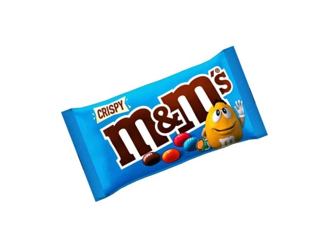 M&M's Crispy ( blu )36 gr, mars confezione 24 pz