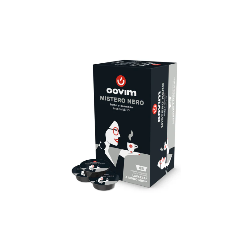 MISTERO NERO Covim Caffè - compatibili A Modo Mio 2x48 pz