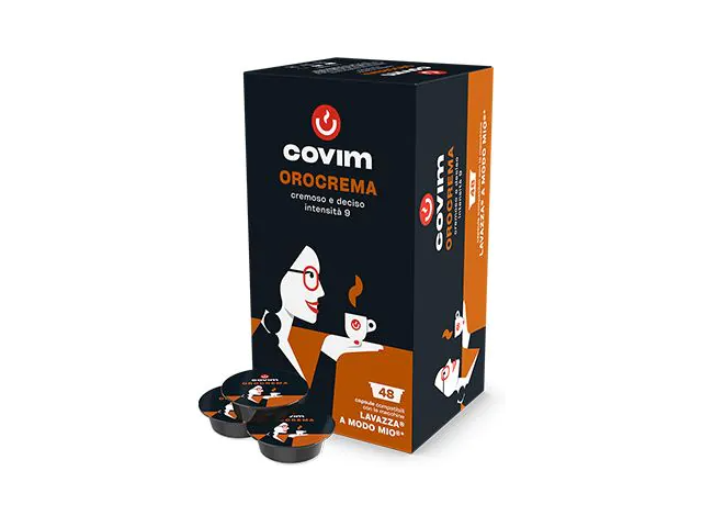 OROCREMA Covim Caffè - compatibili A Modo Mio 2x48 pz