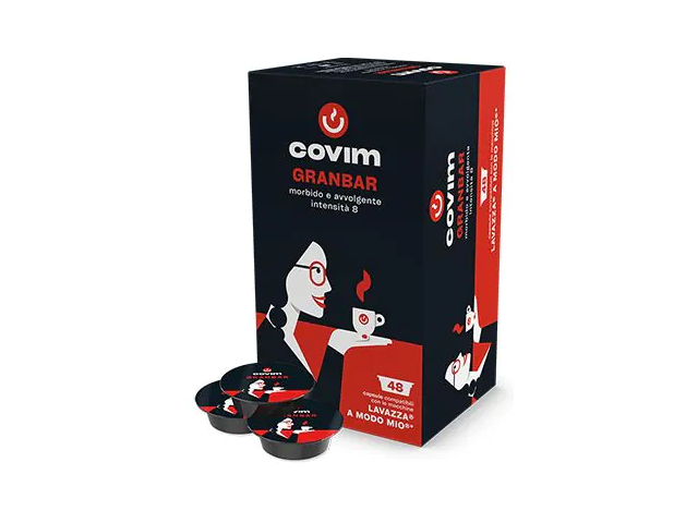 GRANBAR Covim Caffè compatibili A Modo Mio 2x48 pz