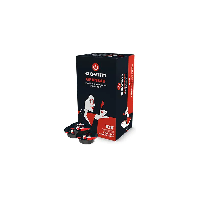GRANBAR Covim Caffè compatibili A Modo Mio 2x48 pz
