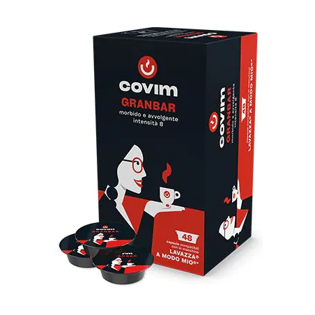 GRANBAR Covim Caffè compatibili A Modo Mio 2x48 pz