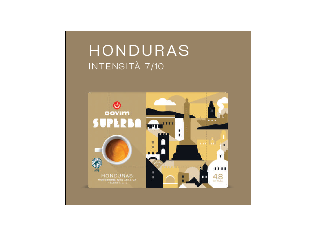 HONDURAS BIO Capsule Superba Caffè COVIM - blister da 48, conf 5x48 pz