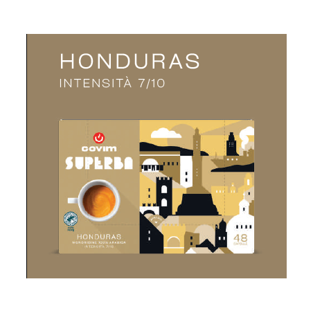 HONDURAS BIO Capsule Superba Caffè COVIM - blister da 48, conf 5x48 pz