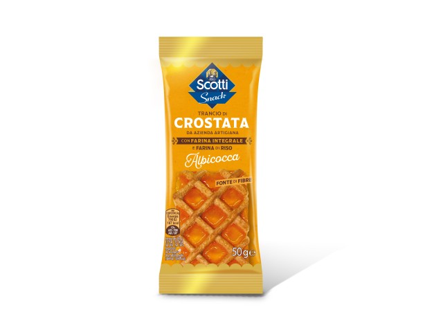 TRANCIO CROSTATA INTEGRALE ALBICOCCA 50GR. 30 PZ