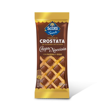 TRANCIO CROSTATA INTEGRALE NOCCIOLA 50GR. 30 PZ