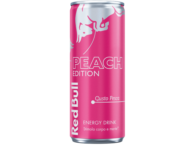 RED BULL PEACH GUSTO PESCA 250 ML 24 pz